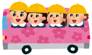 『幼稚園バス』の画像