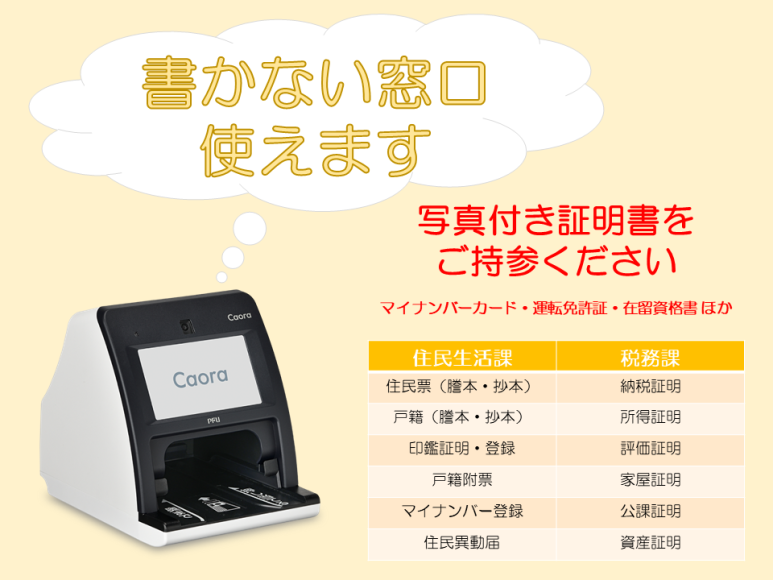 書かない窓口Caora